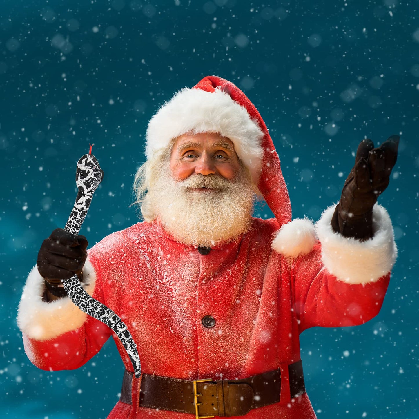 FauKait Remote Control Snake Toy RC&Robot Electric Snake Toy Fast Moving of Fake Rattlesnake Christmas Halloween Toys Party Favor Gifts Joke Prank for Kids Boys(Black)