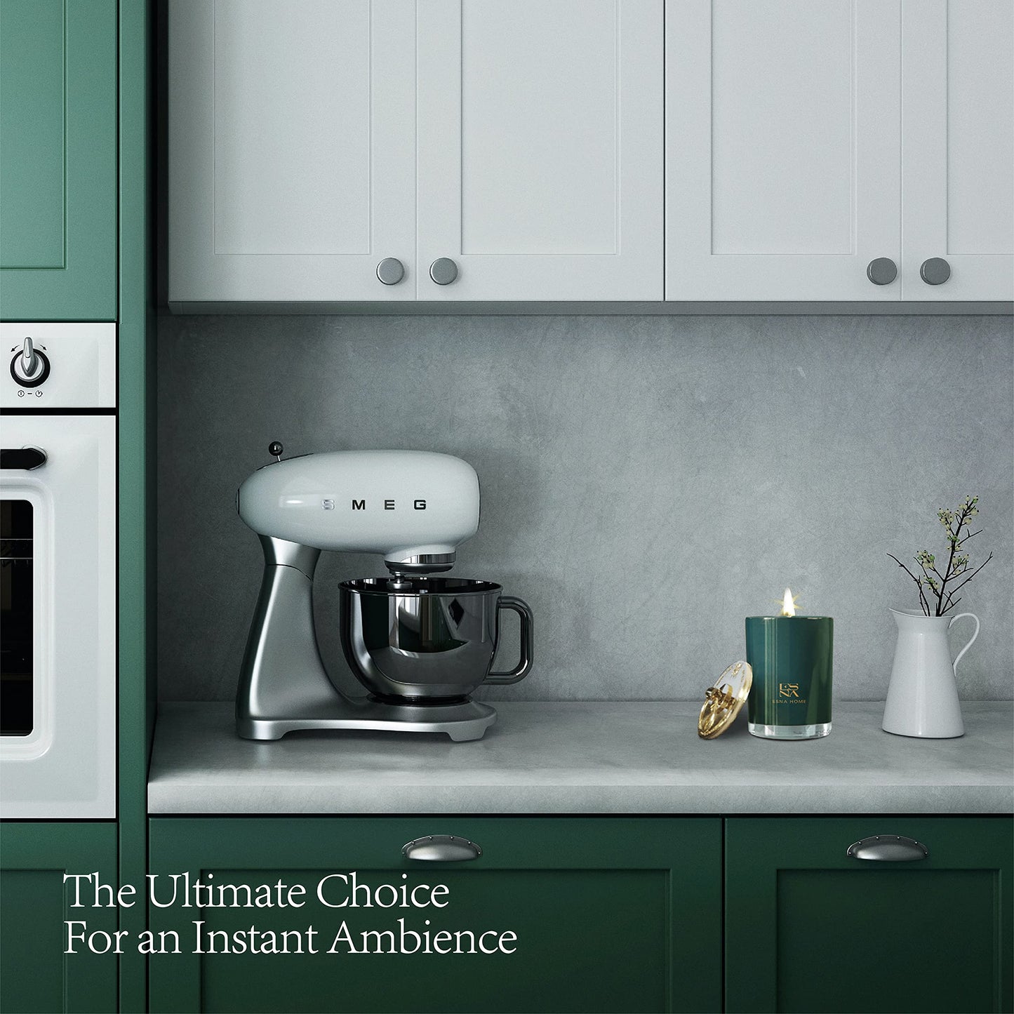 Luxury Christmas Scented Candles | Aromatherapy Natural Soy 8.8oz | 50 Hours Long Burning | Lavender & Sandalwood Essential Oils | Xmas Stress Relief Home Candles | Holiday Housewarming Gift