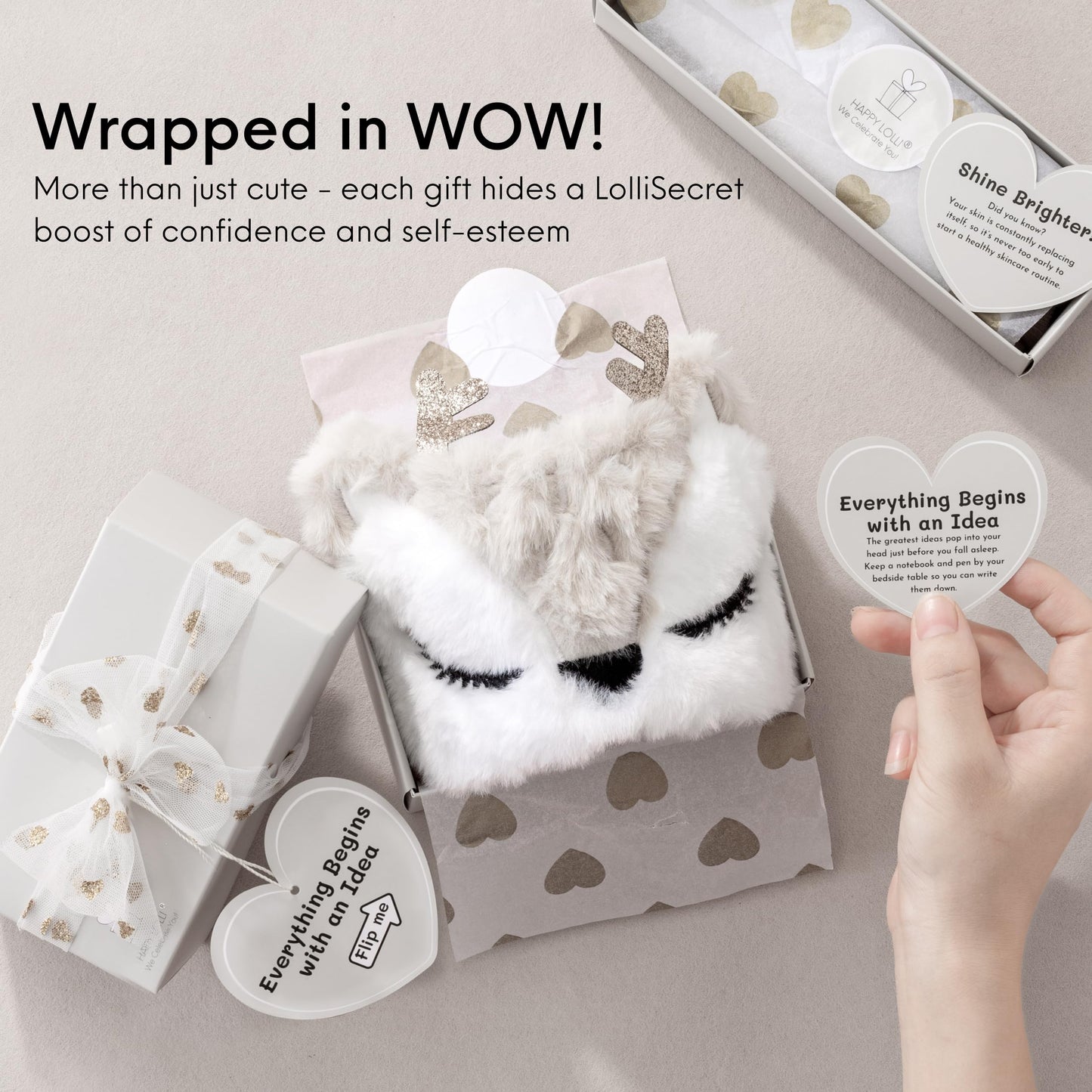 HAPPY LOLLI Birthday Gift for Tween & Teen Girls – 8 Wrapped Gifts with Empowering Tasks – Perfect for Christmas & Birthdays