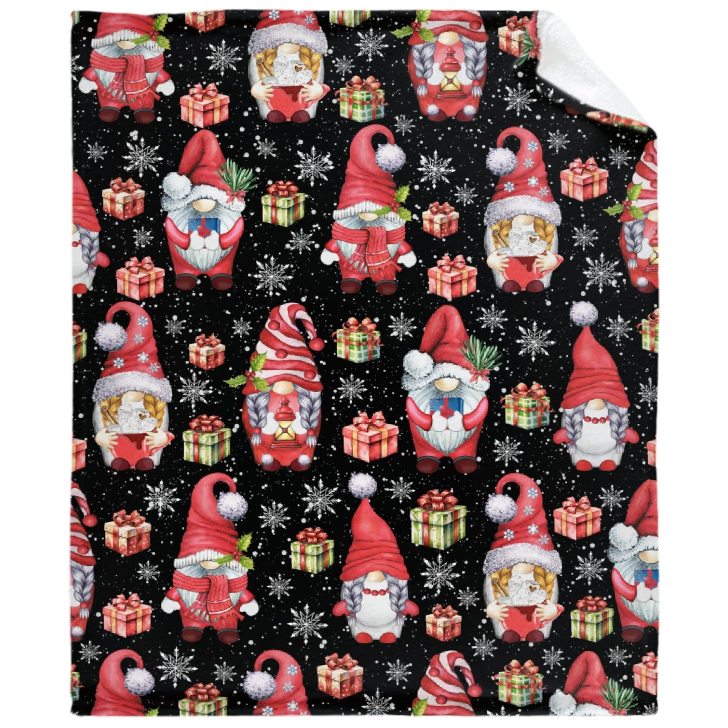 Christmas Gnomes Throw Blanket is Super Soft and Warm,The Lightweight Flannel Blanket is for All-Season Use,A Great Choice for Gifts 40"x30"for Pet