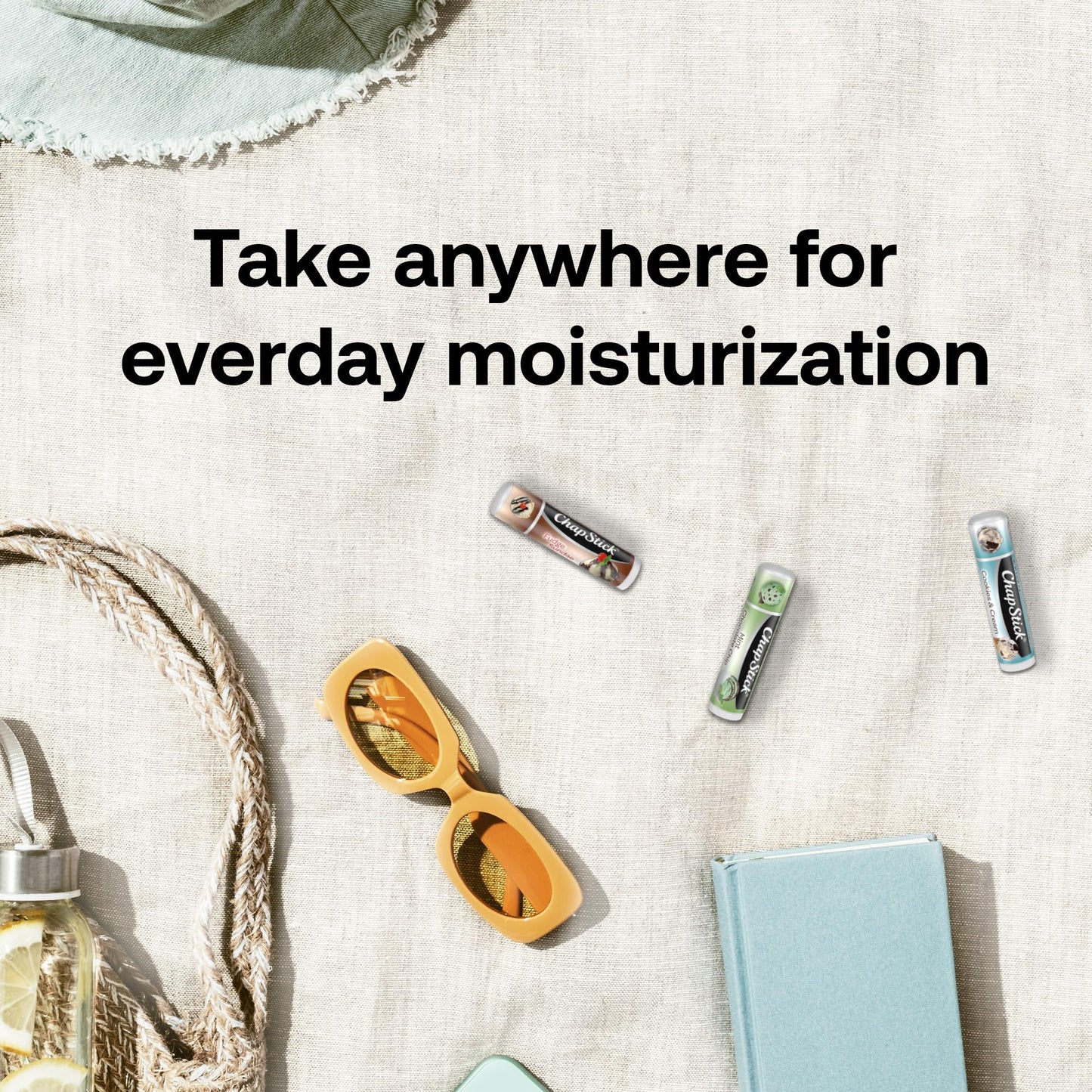 ChapStick Lip Balm, Ice Cream Collection 3-Pack, Ice Cream Classics 3-Pack + S’mores Collection – Fun & Flavorful Lip Care, Birthday Gift, Party Favors, Stocking Stuffers, 0.15 Oz Ea